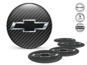 Chevrolet  Ruota Decalcomanias Stile Badge Silicone Esclusivo